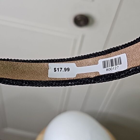 Headband Black Glitter Style NWT - Picture 3 of 5